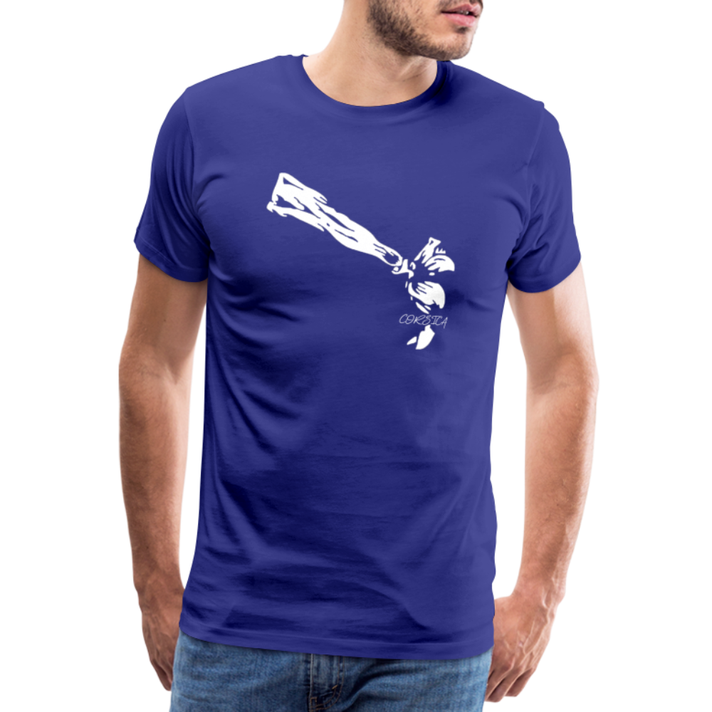 T-shirt Premium Homme Bandeau Corse - Ochju Ochju bleu roi / S SPOD T-shirt Premium Homme T-shirt Premium Homme Bandeau Corse