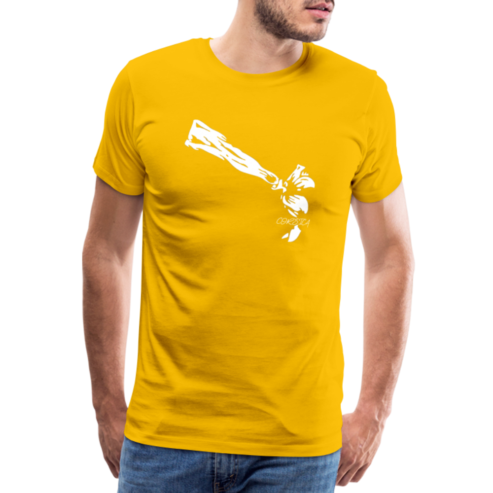 T-shirt Premium Homme Bandeau Corse - Ochju Ochju jaune soleil / S SPOD T-shirt Premium Homme T-shirt Premium Homme Bandeau Corse