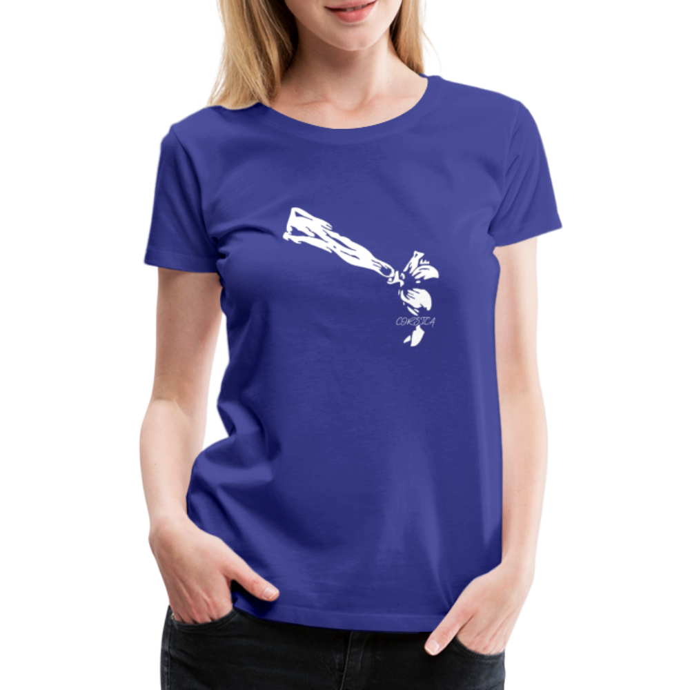 T-shirt Premium Femme Bandeau Corse - Ochju Ochju bleu roi / S SPOD T-shirt Premium Femme T-shirt Premium Femme Bandeau Corse