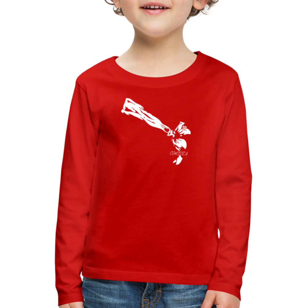 T-shirt ML Premium Enfant Bandeau Corse - Ochju Ochju rouge / 98/104 (2 ans) SPOD T-shirt manches longues Premium Enfant T-shirt ML Premium Enfant Bandeau Corse