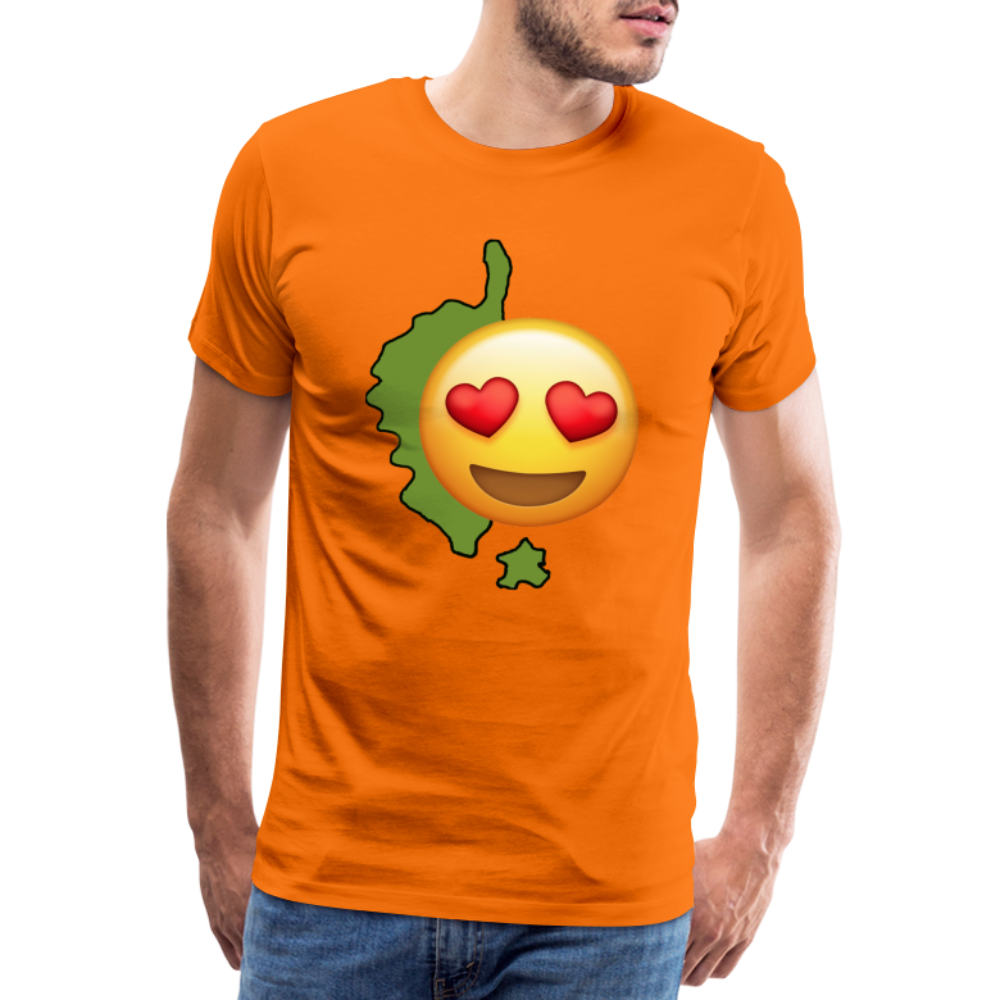 T-shirt Premium Homme Emoji Corse - Ochju Ochju orange / S SPOD T-shirt Premium Homme T-shirt Premium Homme Emoji Corse