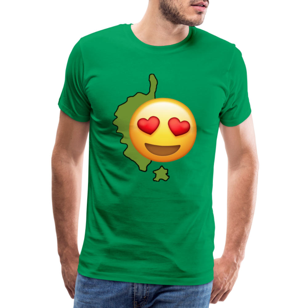T-shirt Premium Homme Emoji Corse - Ochju Ochju vert / S SPOD T-shirt Premium Homme T-shirt Premium Homme Emoji Corse