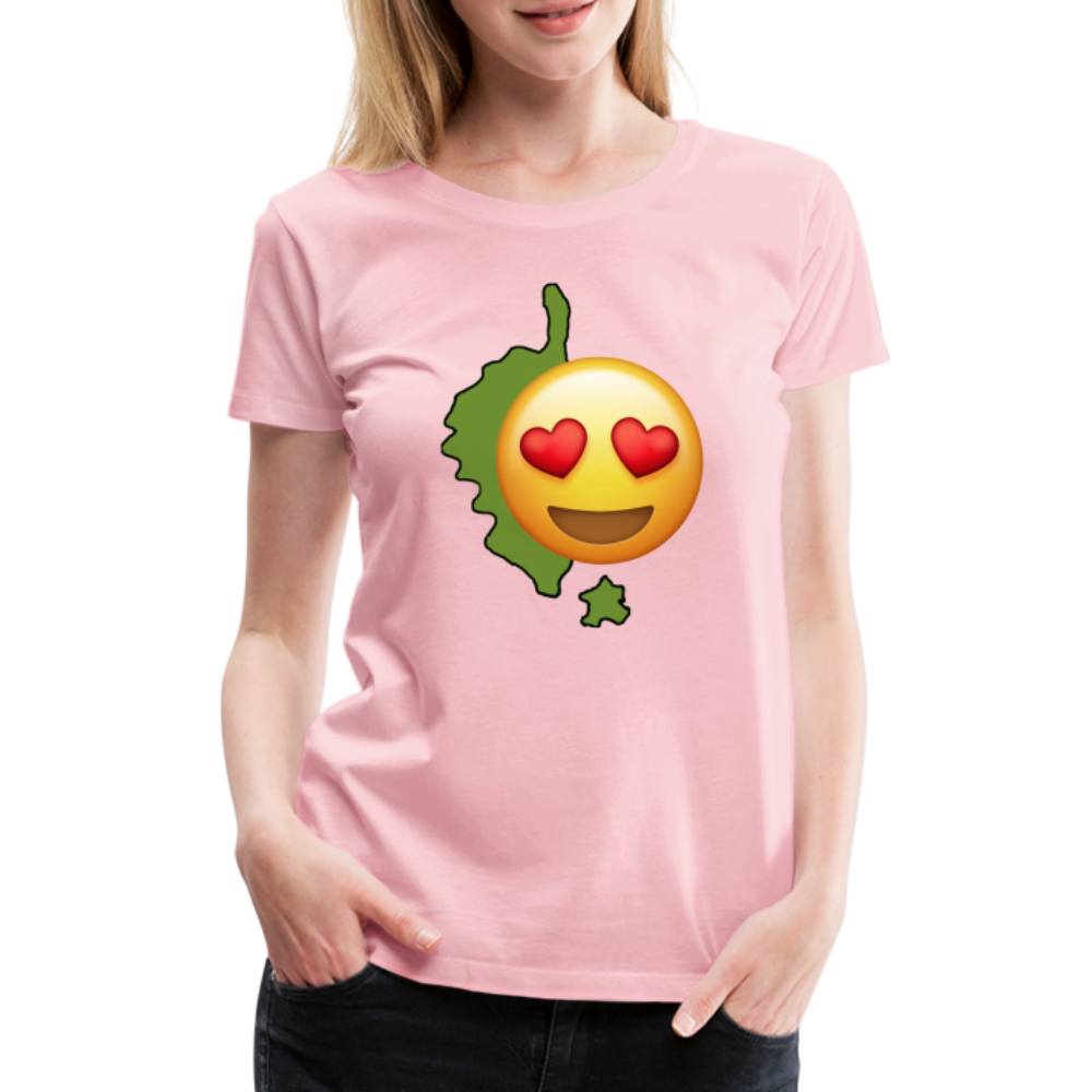 T-shirt Premium Femme Emoji Corse - Ochju Ochju rose liberty / S SPOD T-shirt Premium Femme T-shirt Premium Femme Emoji Corse