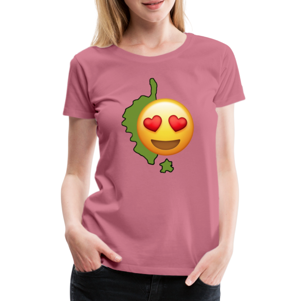 T-shirt Premium Femme Emoji Corse - Ochju Ochju mauve / S SPOD T-shirt Premium Femme T-shirt Premium Femme Emoji Corse