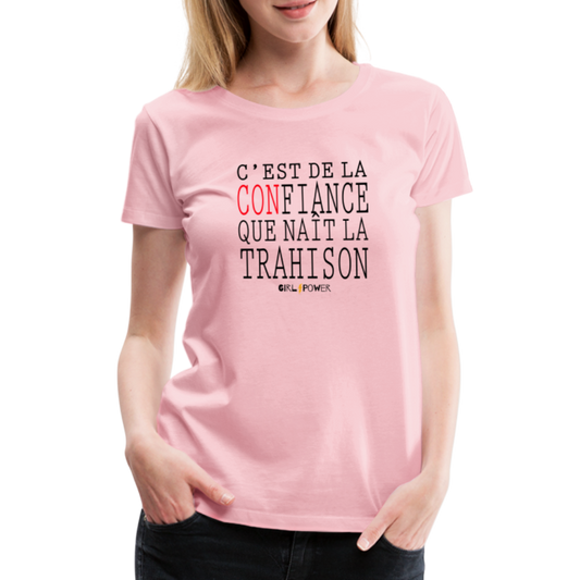 T-shirt Premium Confiance & Trahison - Ochju Ochju rose liberty / S SPOD T-shirt Premium Femme T-shirt Premium Confiance & Trahison