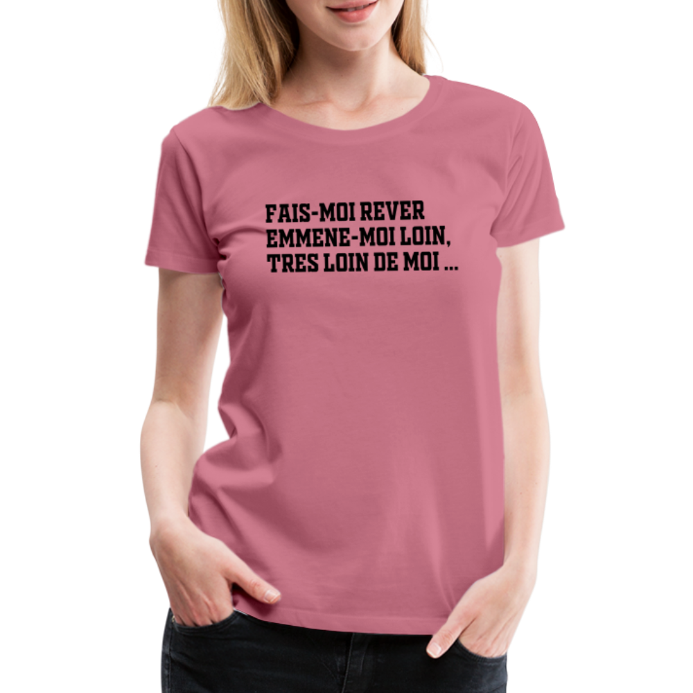 T-shirt Premium Femme Très loin de moi ... - Ochju Ochju mauve / S SPOD T-shirt Premium Femme T-shirt Premium Femme Très loin de moi ...