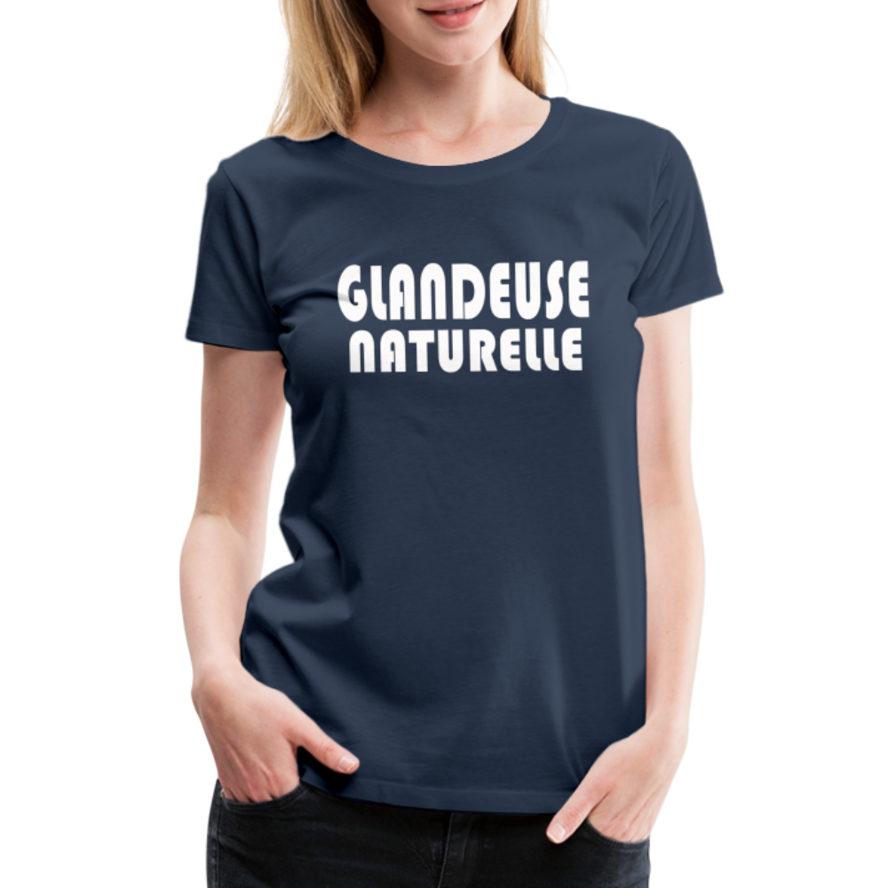 T-shirt Premium Femme Glandeuse Naturelle - Ochju Ochju bleu marine / S SPOD T-shirt Premium Femme T-shirt Premium Femme Glandeuse Naturelle