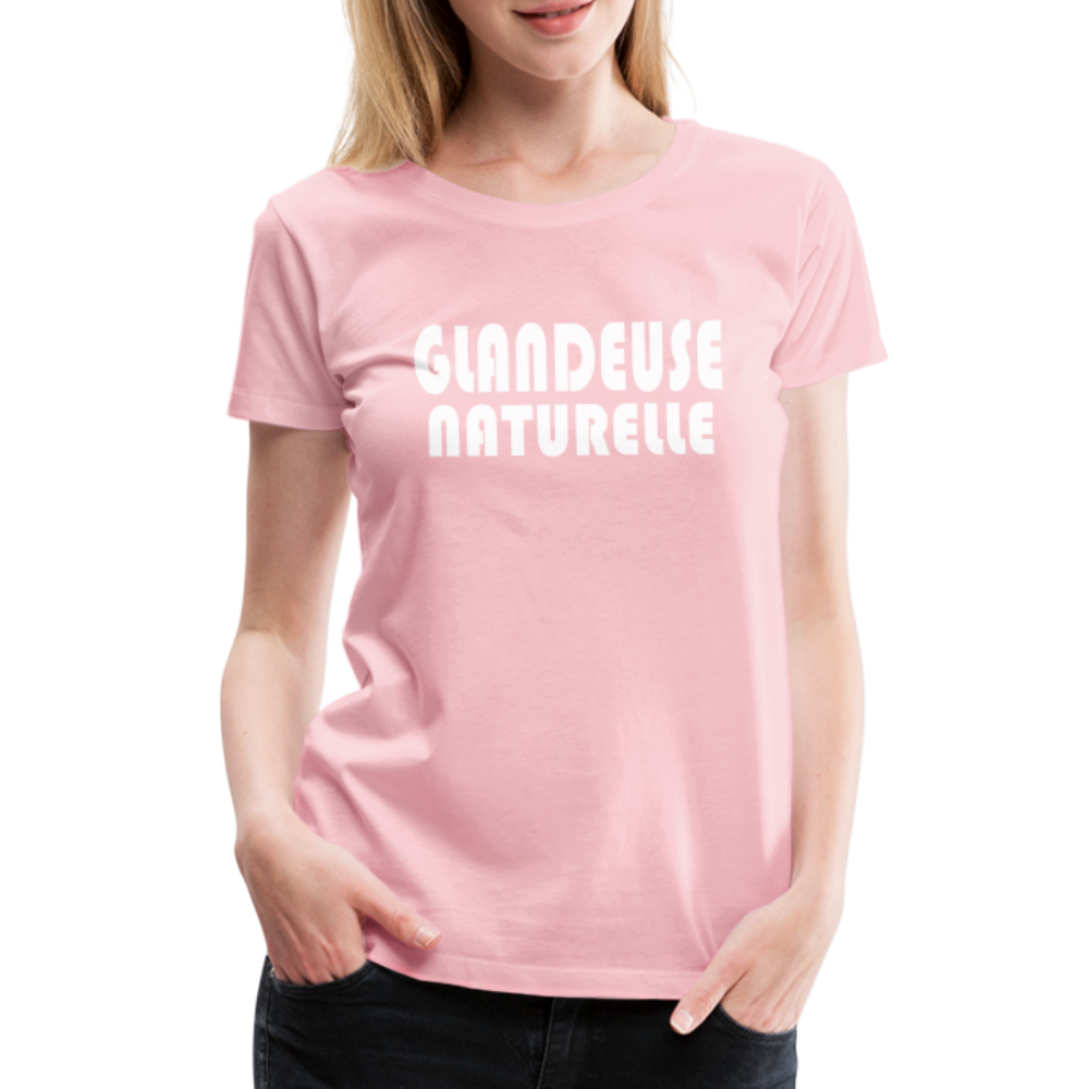 T-shirt Premium Femme Glandeuse Naturelle - Ochju Ochju rose liberty / S SPOD T-shirt Premium Femme T-shirt Premium Femme Glandeuse Naturelle