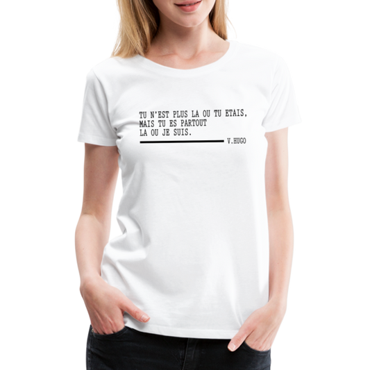 T-shirt Premium Femme Là ou je Suis ! - Ochju Ochju blanc / S SPOD T-shirt Premium Femme T-shirt Premium Femme Là ou je Suis !