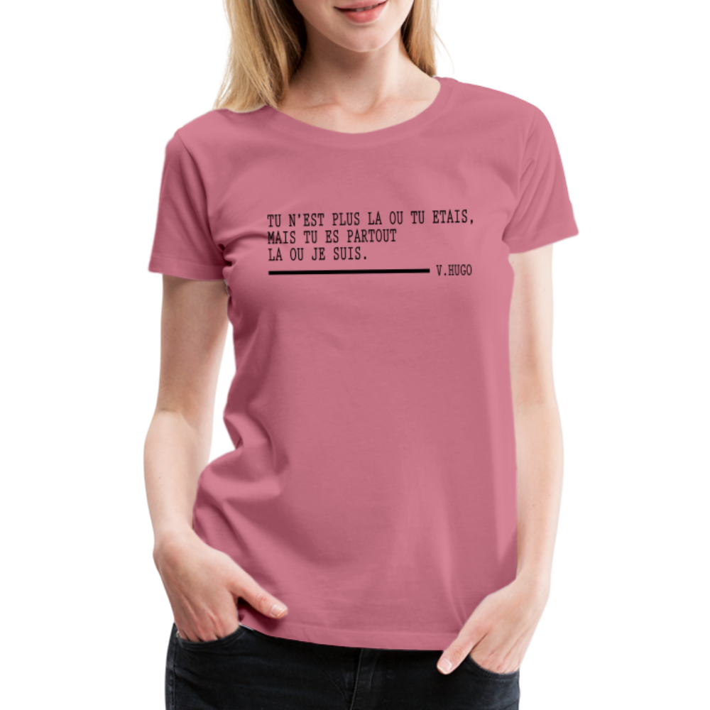 T-shirt Premium Femme Là ou je Suis ! - Ochju Ochju mauve / S SPOD T-shirt Premium Femme T-shirt Premium Femme Là ou je Suis !