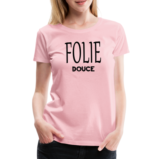 T-shirt Premium Femme Folie Douce - Ochju Ochju rose liberty / S SPOD T-shirt Premium Femme T-shirt Premium Femme Folie Douce