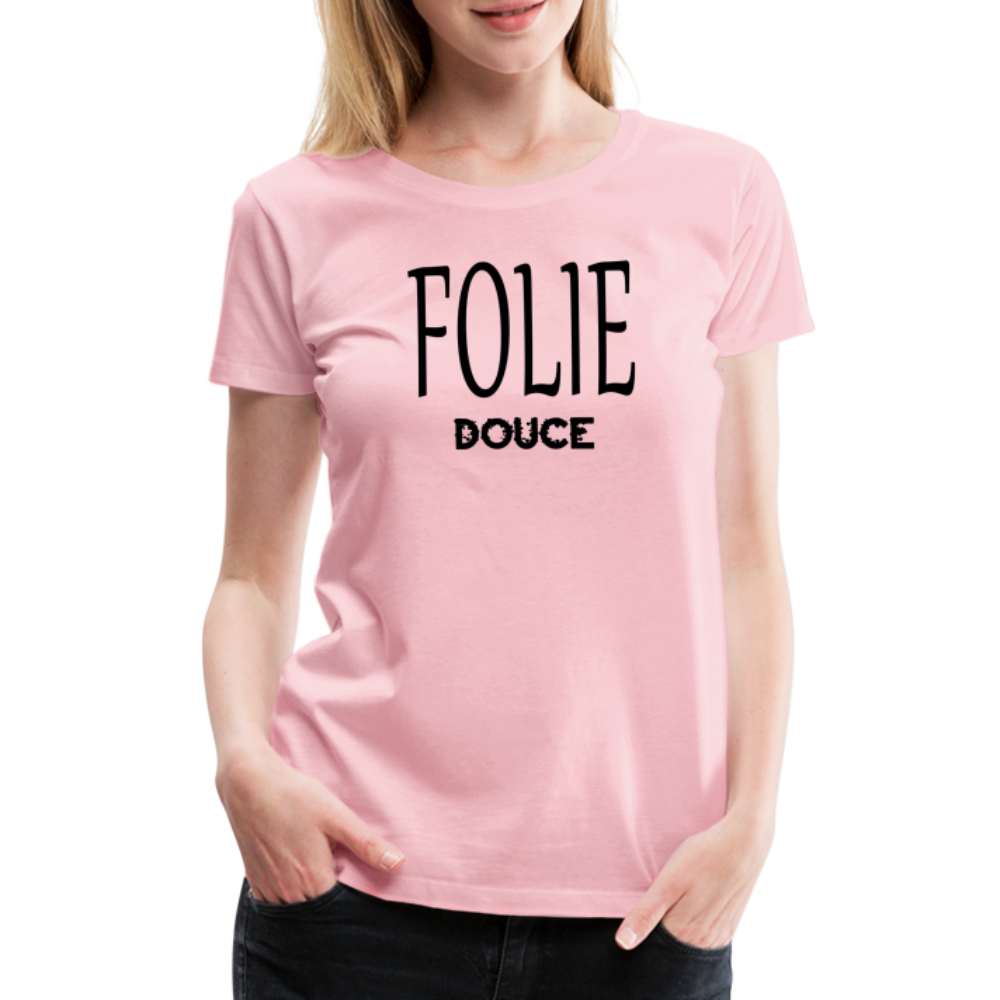 T-shirt Premium Femme Folie Douce - Ochju Ochju rose liberty / S SPOD T-shirt Premium Femme T-shirt Premium Femme Folie Douce