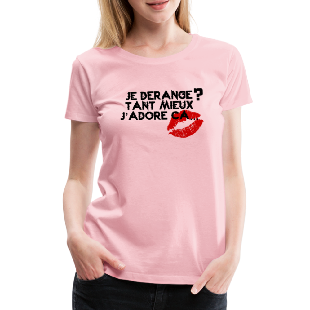 T-shirt Premium Femme Je Dérange ? - Ochju Ochju rose liberty / S SPOD T-shirt Premium Femme T-shirt Premium Femme Je Dérange ?