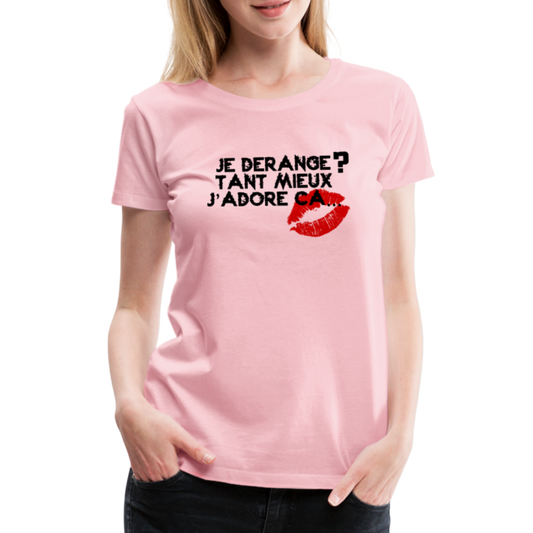 T-shirt Premium Femme Je Dérange ? - Ochju Ochju rose liberty / S SPOD T-shirt Premium Femme T-shirt Premium Femme Je Dérange ?