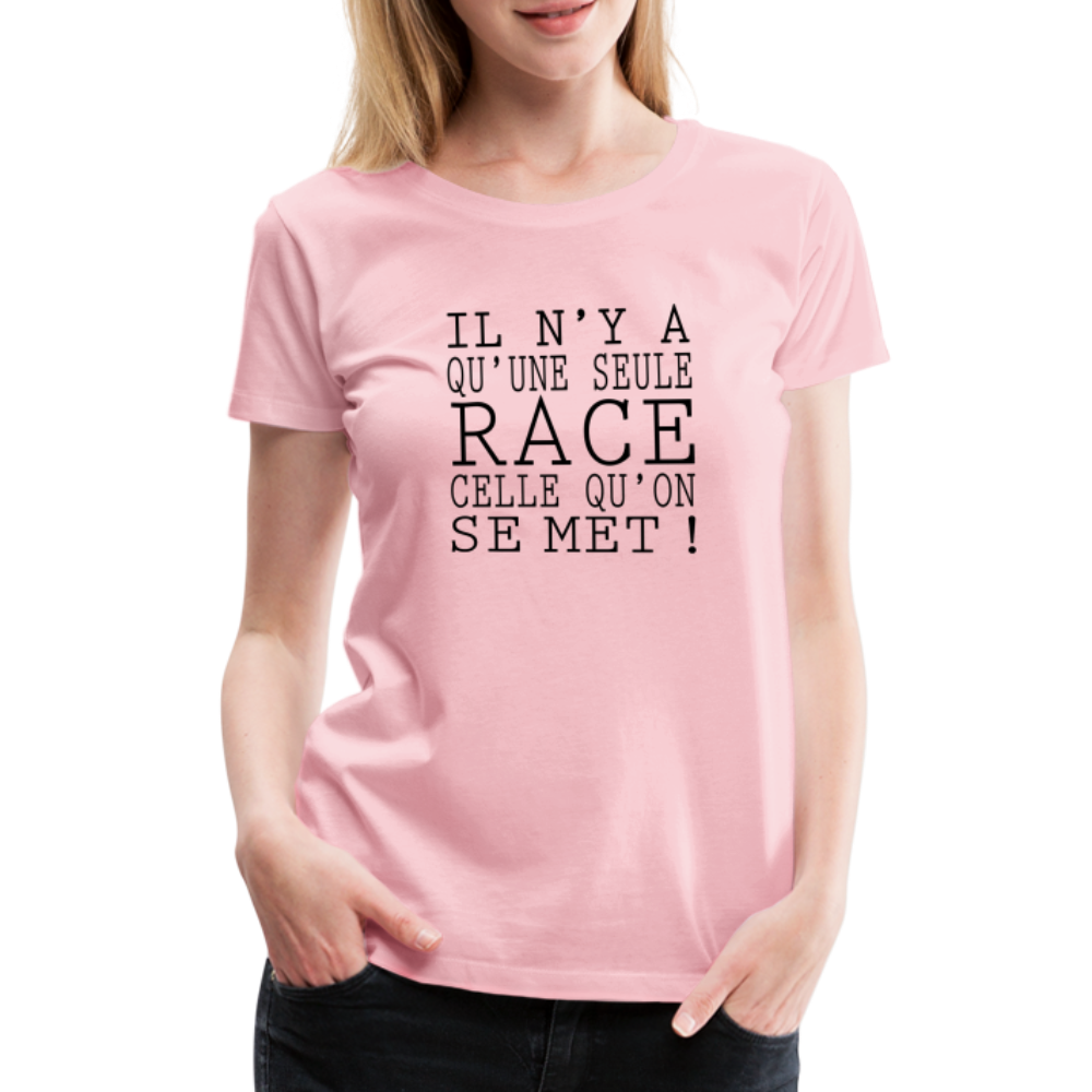 T-shirt Premium Femme Une Seule Race ! - Ochju Ochju rose liberty / S SPOD T-shirt Premium Femme T-shirt Premium Femme Une Seule Race !