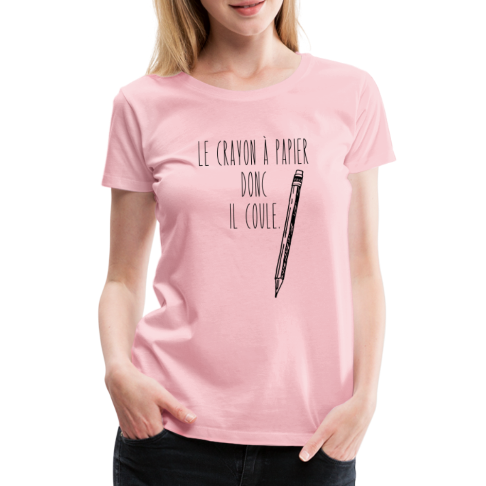 T-shirt Premium Femme Le Crayon à Papier ! - Ochju Ochju rose liberty / S SPOD T-shirt Premium Femme T-shirt Premium Femme Le Crayon à Papier !