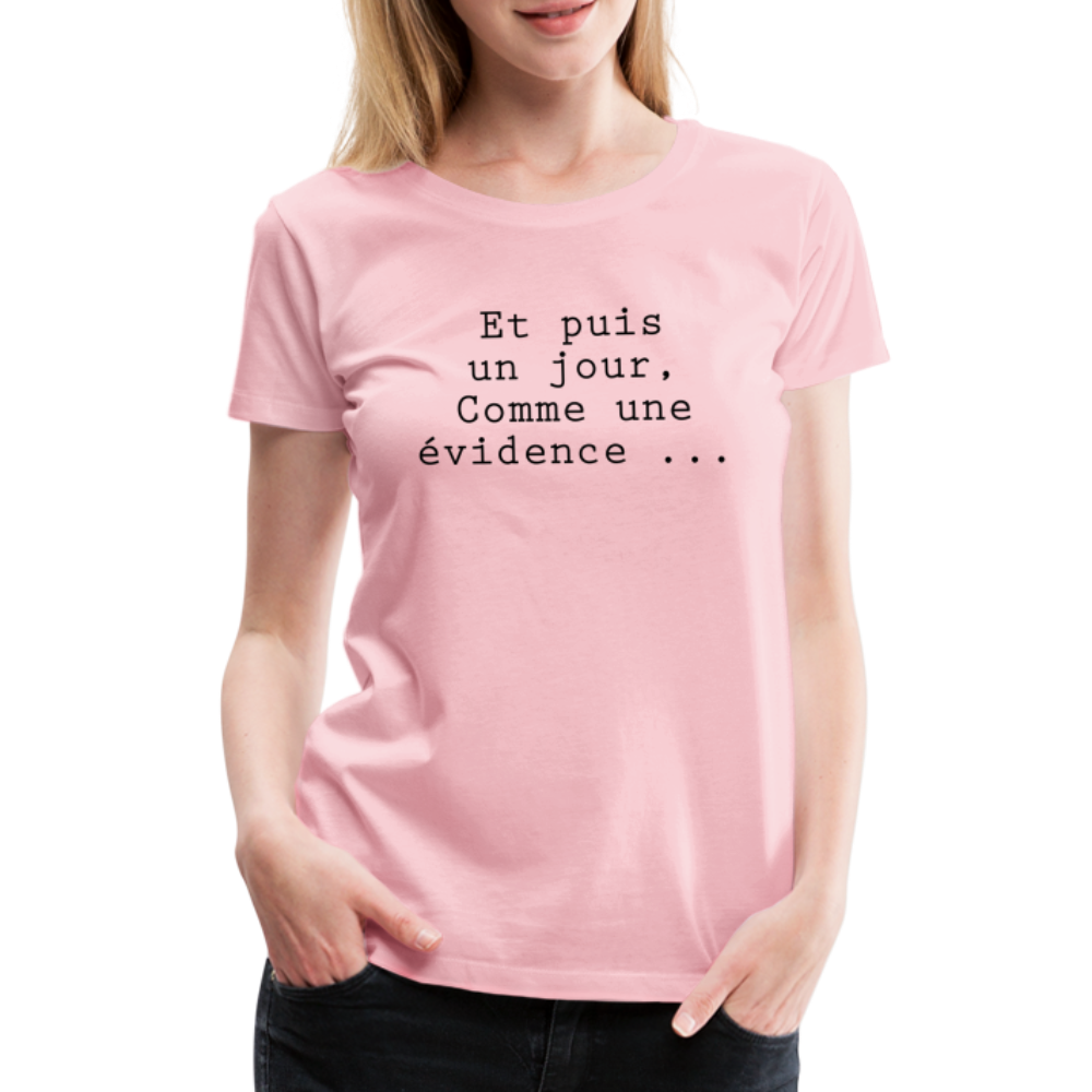 T-shirt Premium Femme L'Evidence ! - Ochju Ochju rose liberty / S SPOD T-shirt Premium Femme T-shirt Premium Femme L'Evidence !