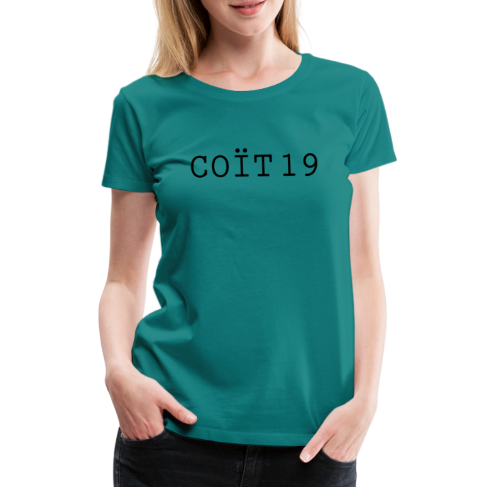 T-shirt Premium Femme Coït 19 - Ochju Ochju bleu diva / S SPOD T-shirt Premium Femme T-shirt Premium Femme Coït 19