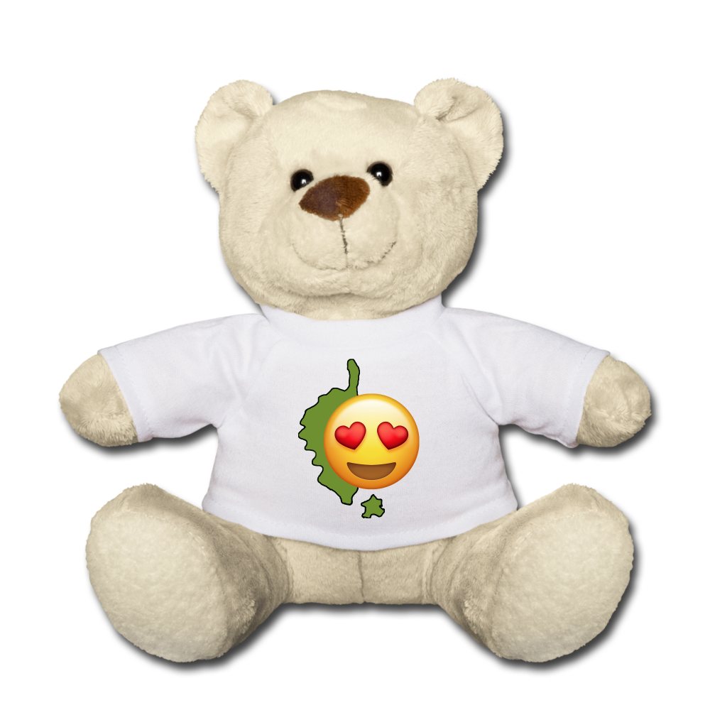 Nounours Emoji Corse - Ochju Ochju blanc SPOD Nounours Nounours Emoji Corse