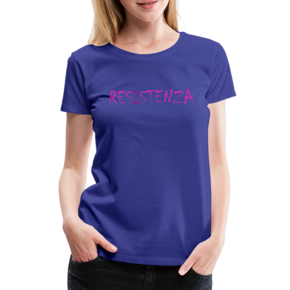 T-shirt Premium Femme Resistenza - Ochju Ochju bleu roi / S SPOD T-shirt Premium Femme T-shirt Premium Femme Resistenza