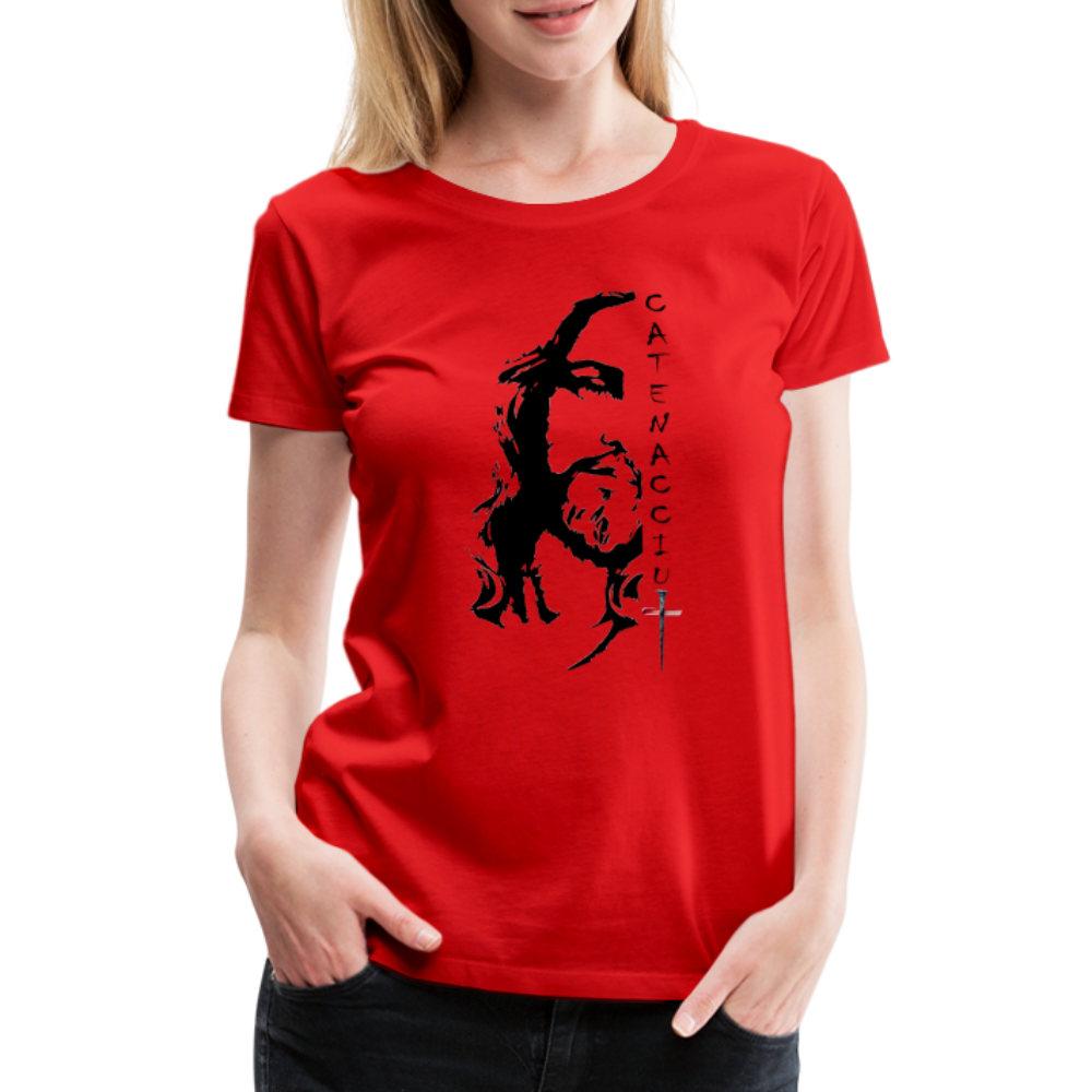T-shirt Premium Femme Catenacciu - Ochju Ochju rouge / S SPOD T-shirt Premium Femme T-shirt Premium Femme Catenacciu