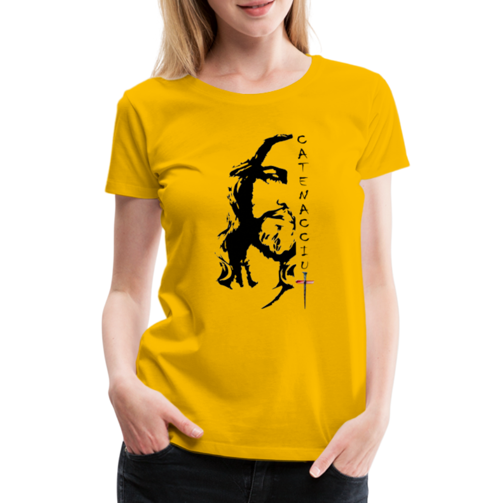 T-shirt Premium Femme Catenacciu - Ochju Ochju jaune soleil / S SPOD T-shirt Premium Femme T-shirt Premium Femme Catenacciu