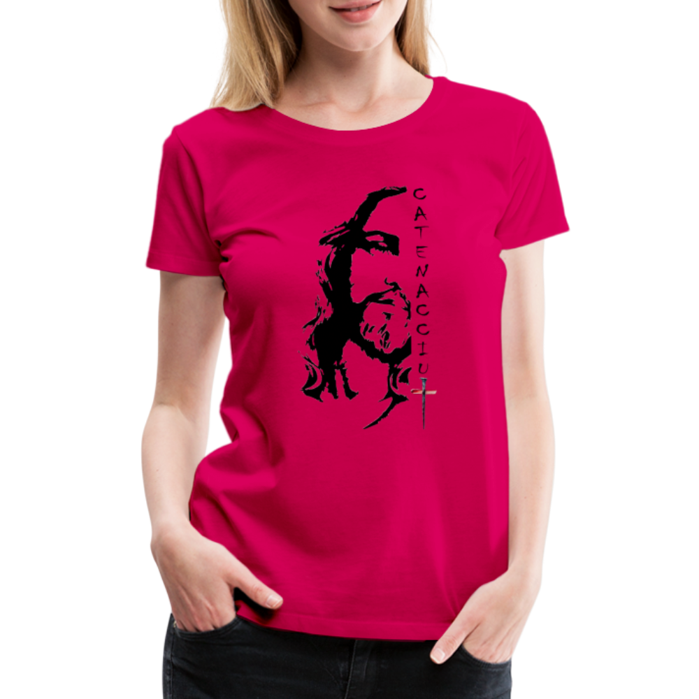 T-shirt Premium Femme Catenacciu - Ochju Ochju rubis / S SPOD T-shirt Premium Femme T-shirt Premium Femme Catenacciu