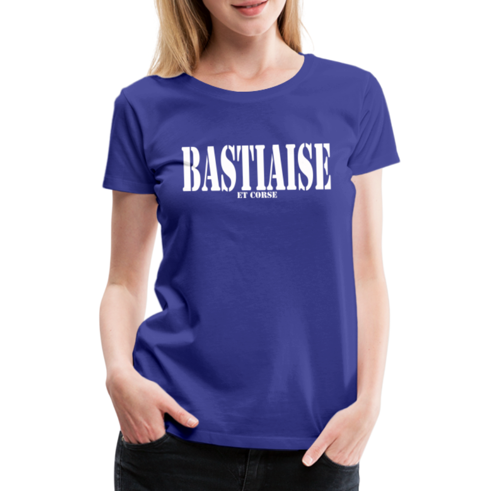 T-shirt Premium Femme Bastiaise & Corse - Ochju Ochju bleu roi / S SPOD T-shirt Premium Femme T-shirt Premium Femme Bastiaise & Corse