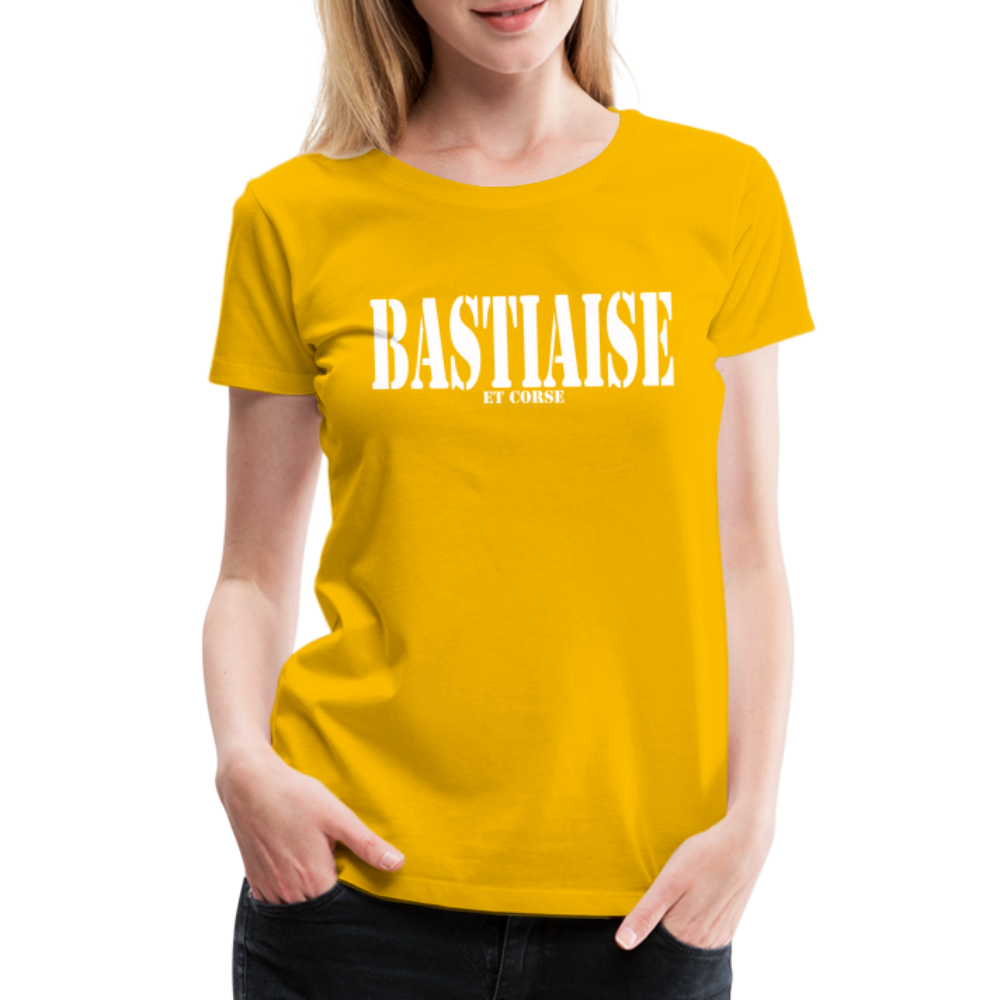 T-shirt Premium Femme Bastiaise & Corse - Ochju Ochju jaune soleil / S SPOD T-shirt Premium Femme T-shirt Premium Femme Bastiaise & Corse