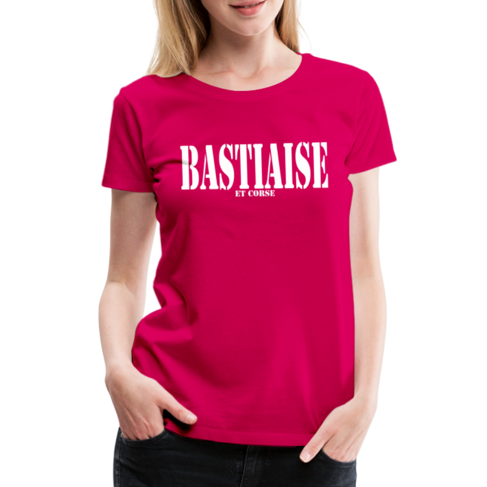 T-shirt Premium Femme Bastiaise & Corse - Ochju Ochju rubis / S SPOD T-shirt Premium Femme T-shirt Premium Femme Bastiaise & Corse
