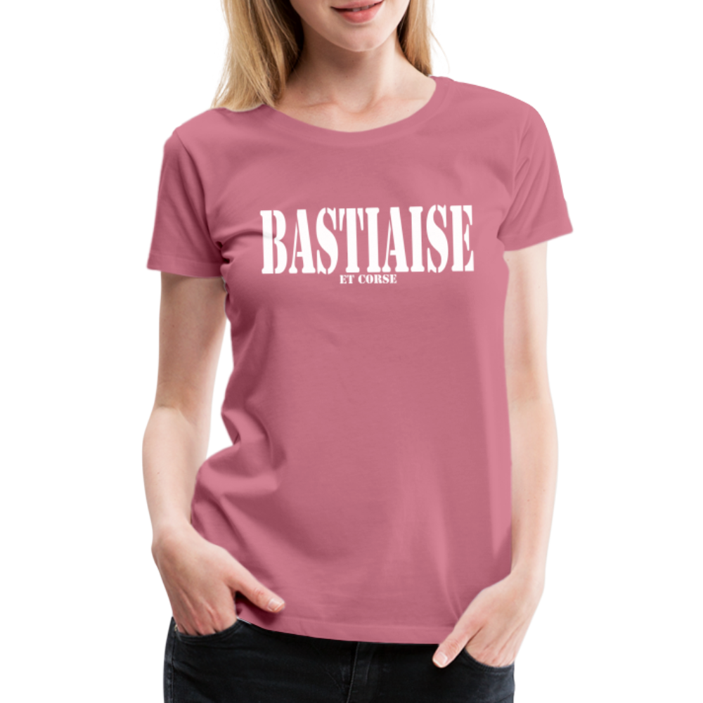T-shirt Premium Femme Bastiaise & Corse - Ochju Ochju mauve / S SPOD T-shirt Premium Femme T-shirt Premium Femme Bastiaise & Corse