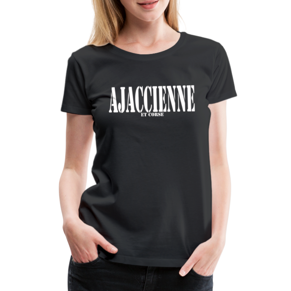 T-shirt Premium Femme Ajaccienne & Corse - Ochju Ochju noir / S SPOD T-shirt Premium Femme T-shirt Premium Femme Ajaccienne & Corse
