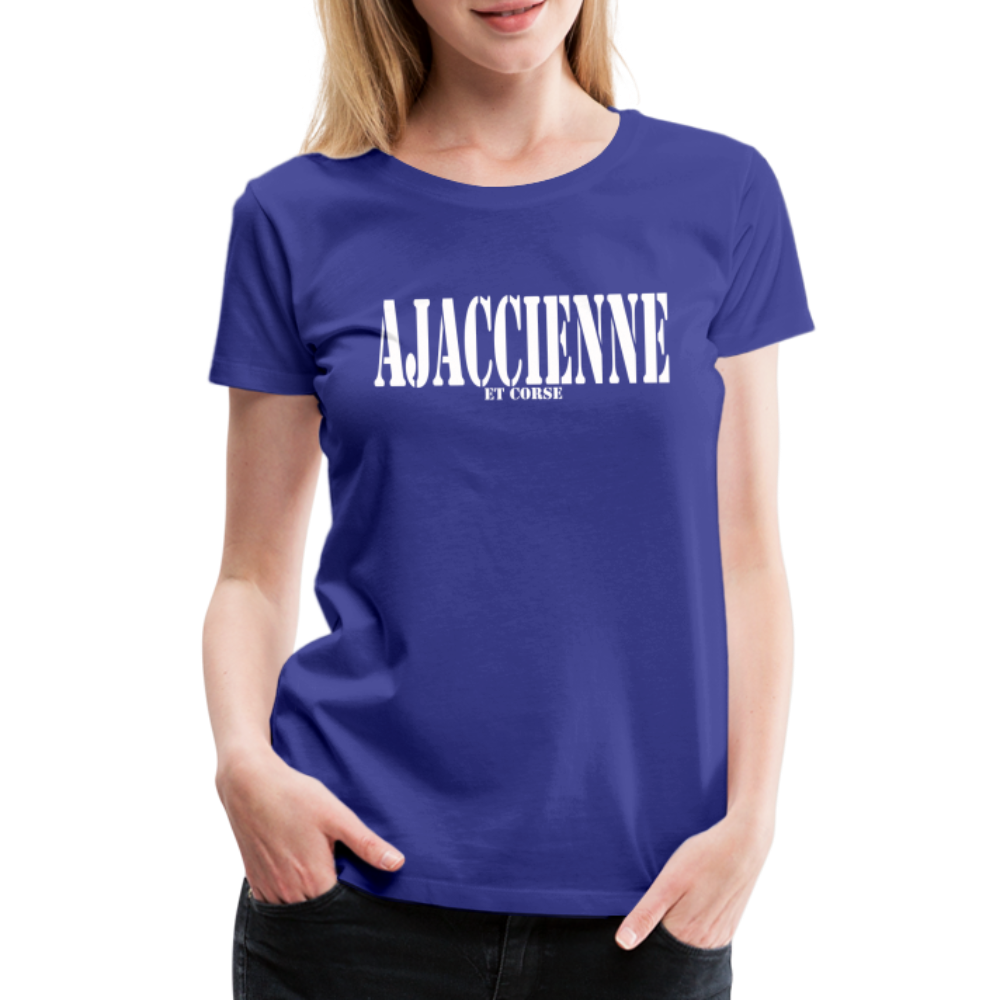 T-shirt Premium Femme Ajaccienne & Corse - Ochju Ochju bleu roi / S SPOD T-shirt Premium Femme T-shirt Premium Femme Ajaccienne & Corse