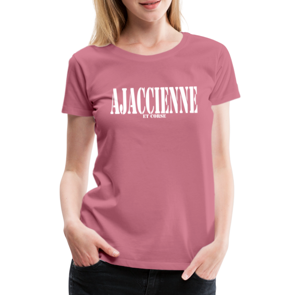T-shirt Premium Femme Ajaccienne & Corse - Ochju Ochju mauve / S SPOD T-shirt Premium Femme T-shirt Premium Femme Ajaccienne & Corse