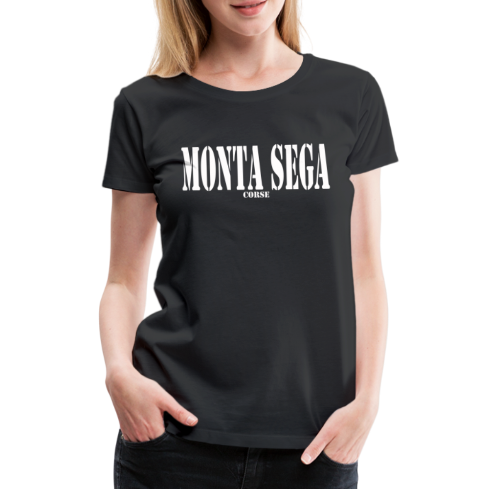 T-shirt Premium Femme Monta Sega Corse - Ochju Ochju noir / S SPOD T-shirt Premium Femme T-shirt Premium Femme Monta Sega Corse