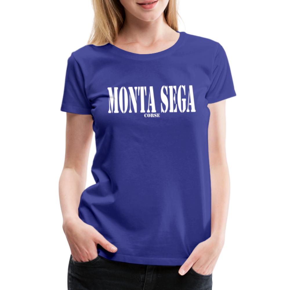 T-shirt Premium Femme Monta Sega Corse - Ochju Ochju bleu roi / S SPOD T-shirt Premium Femme T-shirt Premium Femme Monta Sega Corse