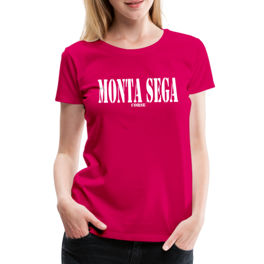 T-shirt Premium Femme Monta Sega Corse - Ochju Ochju rubis / S SPOD T-shirt Premium Femme T-shirt Premium Femme Monta Sega Corse