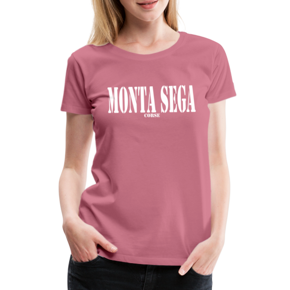T-shirt Premium Femme Monta Sega Corse - Ochju Ochju mauve / S SPOD T-shirt Premium Femme T-shirt Premium Femme Monta Sega Corse