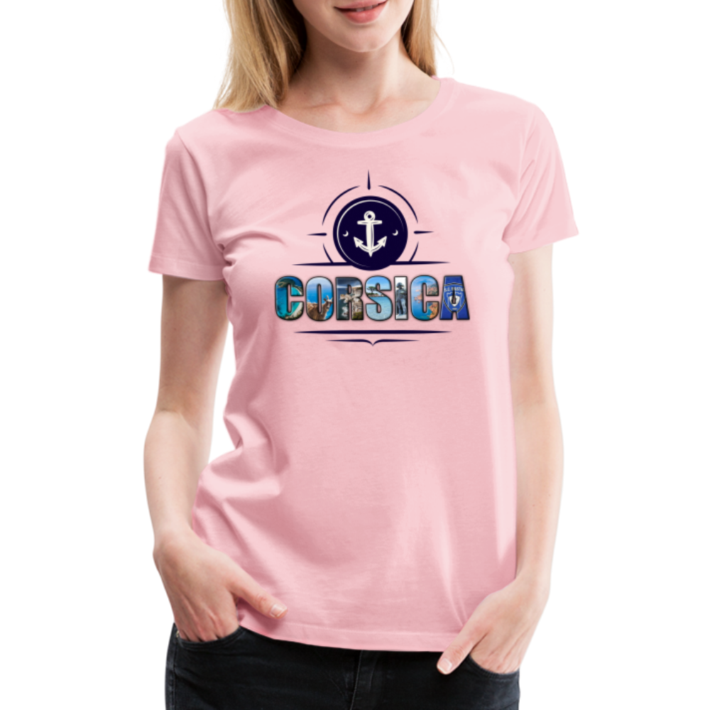 T-shirt Premium Femme Corsica - Ochju Ochju rose liberty / S SPOD T-shirt Premium Femme T-shirt Premium Femme Corsica