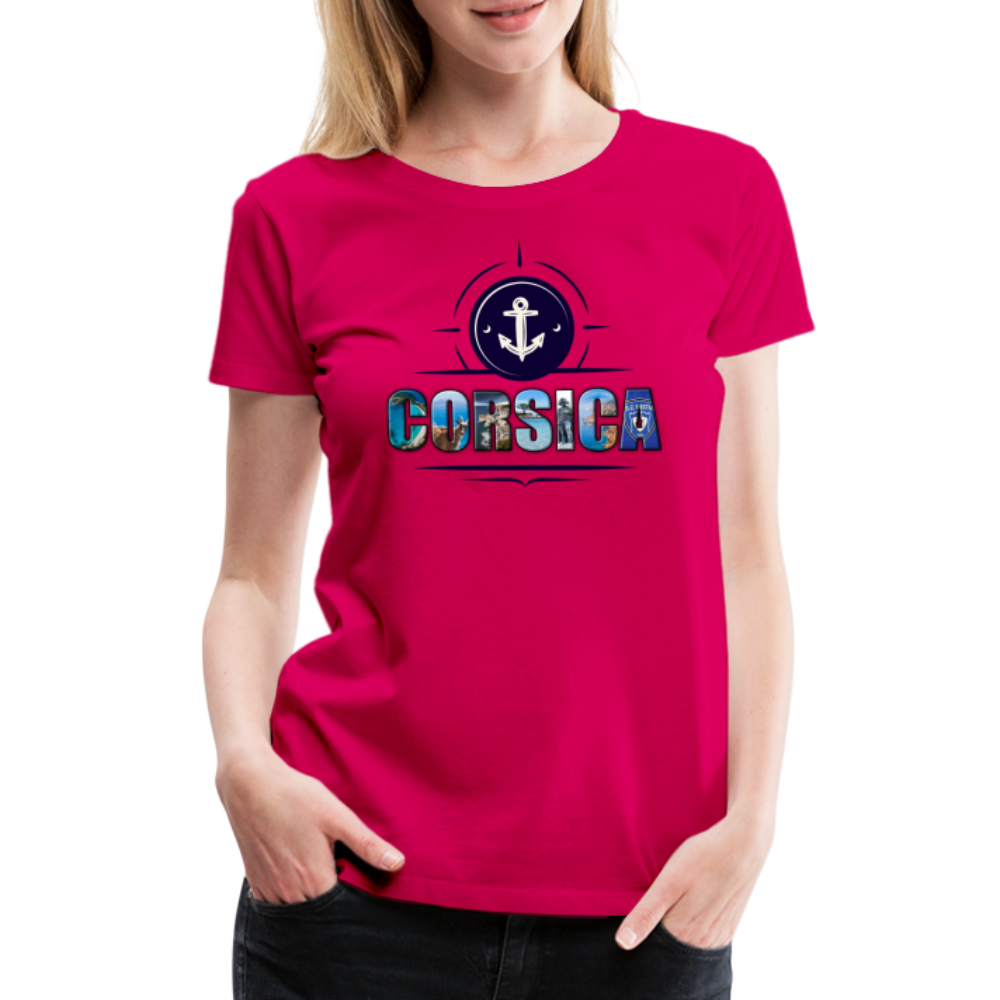 T-shirt Premium Femme Corsica - Ochju Ochju rubis / S SPOD T-shirt Premium Femme T-shirt Premium Femme Corsica