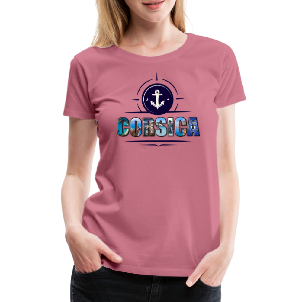 T-shirt Premium Femme Corsica - Ochju Ochju mauve / S SPOD T-shirt Premium Femme T-shirt Premium Femme Corsica