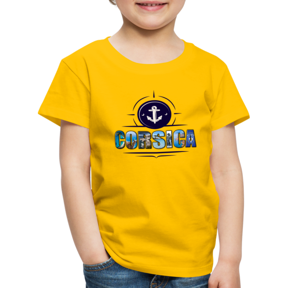 T-shirt Premium Enfant Corsica - Ochju Ochju jaune soleil / 98/104 (2 ans) SPOD T-shirt Premium Enfant T-shirt Premium Enfant Corsica
