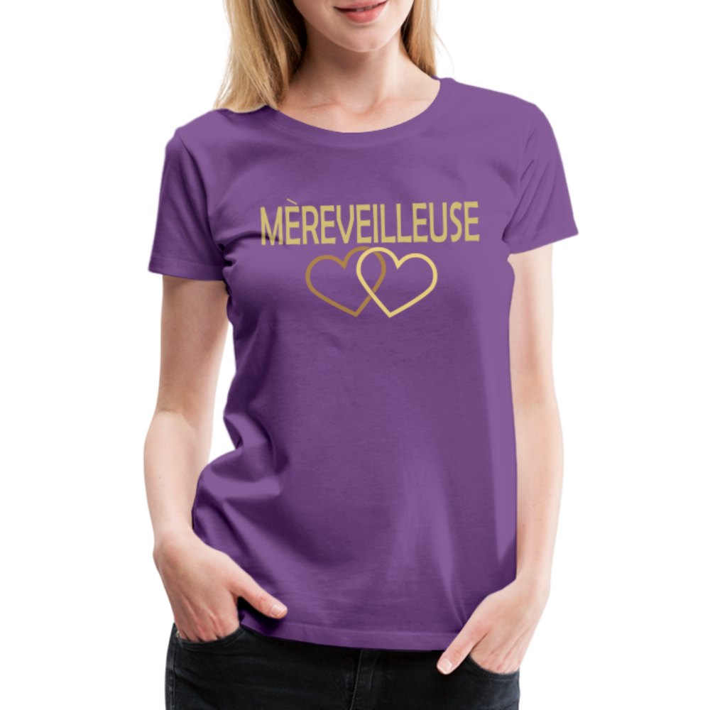 T-shirt Premium Femme Mèreveilleuse - Ochju Ochju violet / S SPOD T-shirt Premium Femme T-shirt Premium Femme Mèreveilleuse