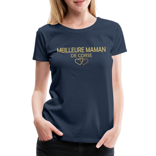 T-shirt Premium Femme Maman de Corse - Ochju Ochju bleu marine / S SPOD T-shirt Premium Femme T-shirt Premium Femme Maman de Corse