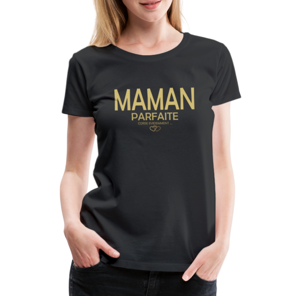 T-shirt Premium Femme Maman Parfaite et Corse - Ochju Ochju noir / S SPOD T-shirt Premium Femme T-shirt Premium Femme Maman Parfaite et Corse
