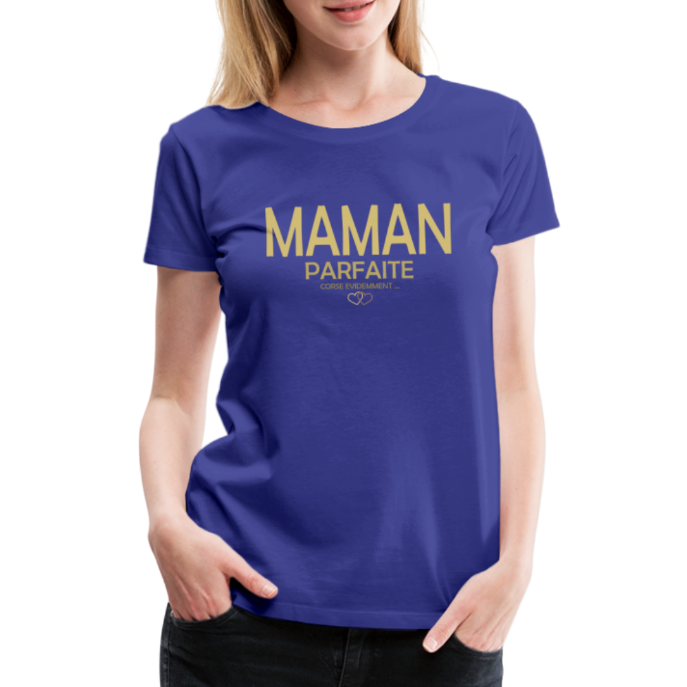 T-shirt Premium Femme Maman Parfaite et Corse - Ochju Ochju bleu roi / S SPOD T-shirt Premium Femme T-shirt Premium Femme Maman Parfaite et Corse