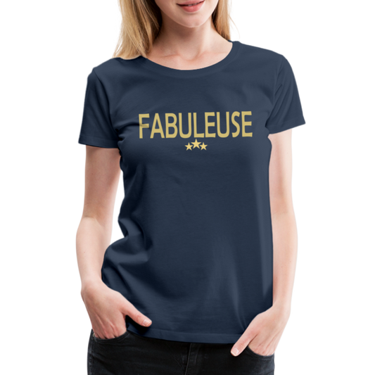 T-shirt Premium Femme Fabuleuse - Ochju Ochju bleu marine / S SPOD T-shirt Premium Femme T-shirt Premium Femme Fabuleuse