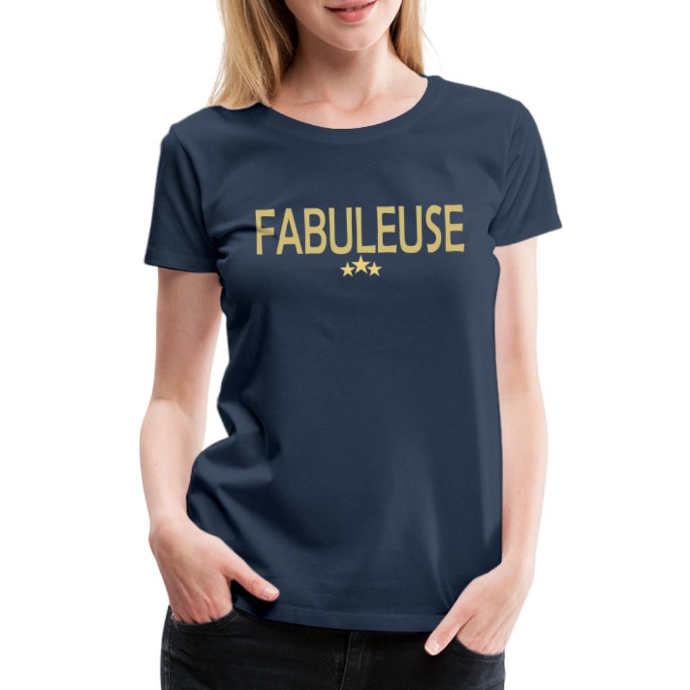 T-shirt Premium Femme Fabuleuse - Ochju Ochju bleu marine / S SPOD T-shirt Premium Femme T-shirt Premium Femme Fabuleuse