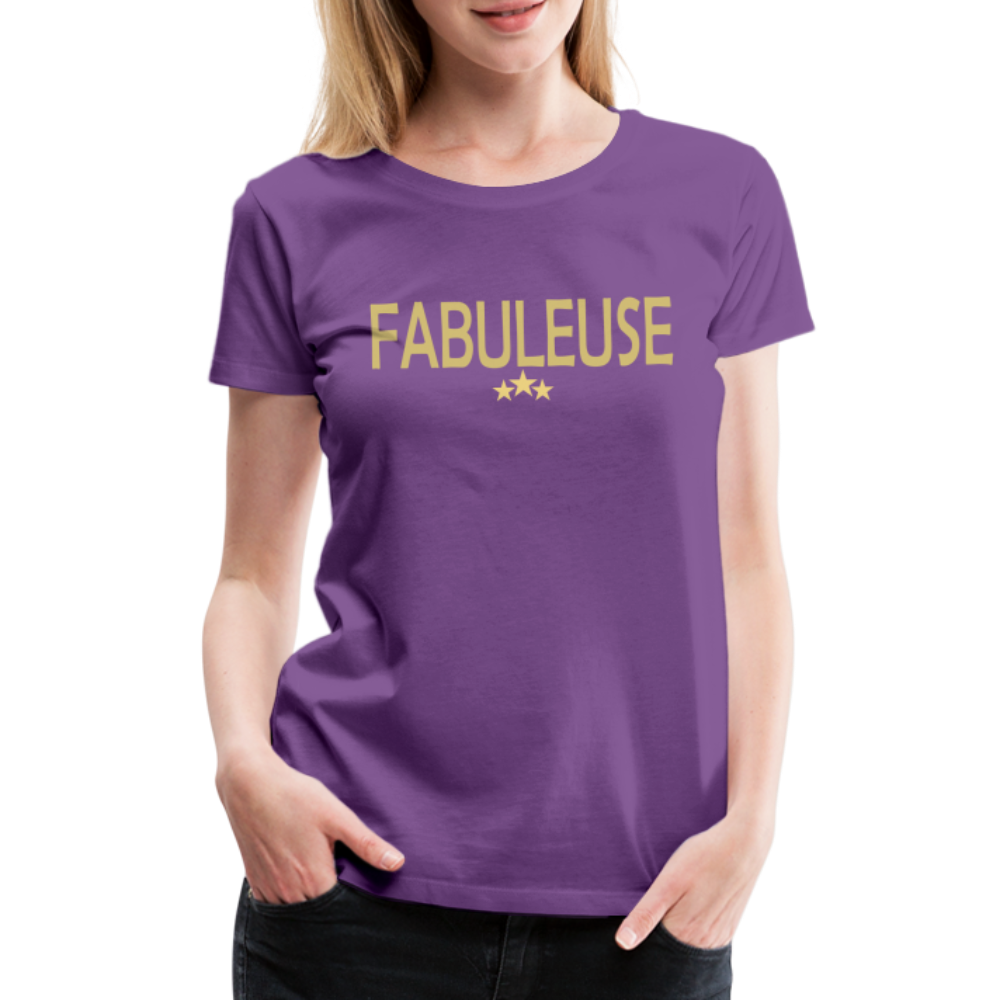 T-shirt Premium Femme Fabuleuse - Ochju Ochju violet / S SPOD T-shirt Premium Femme T-shirt Premium Femme Fabuleuse