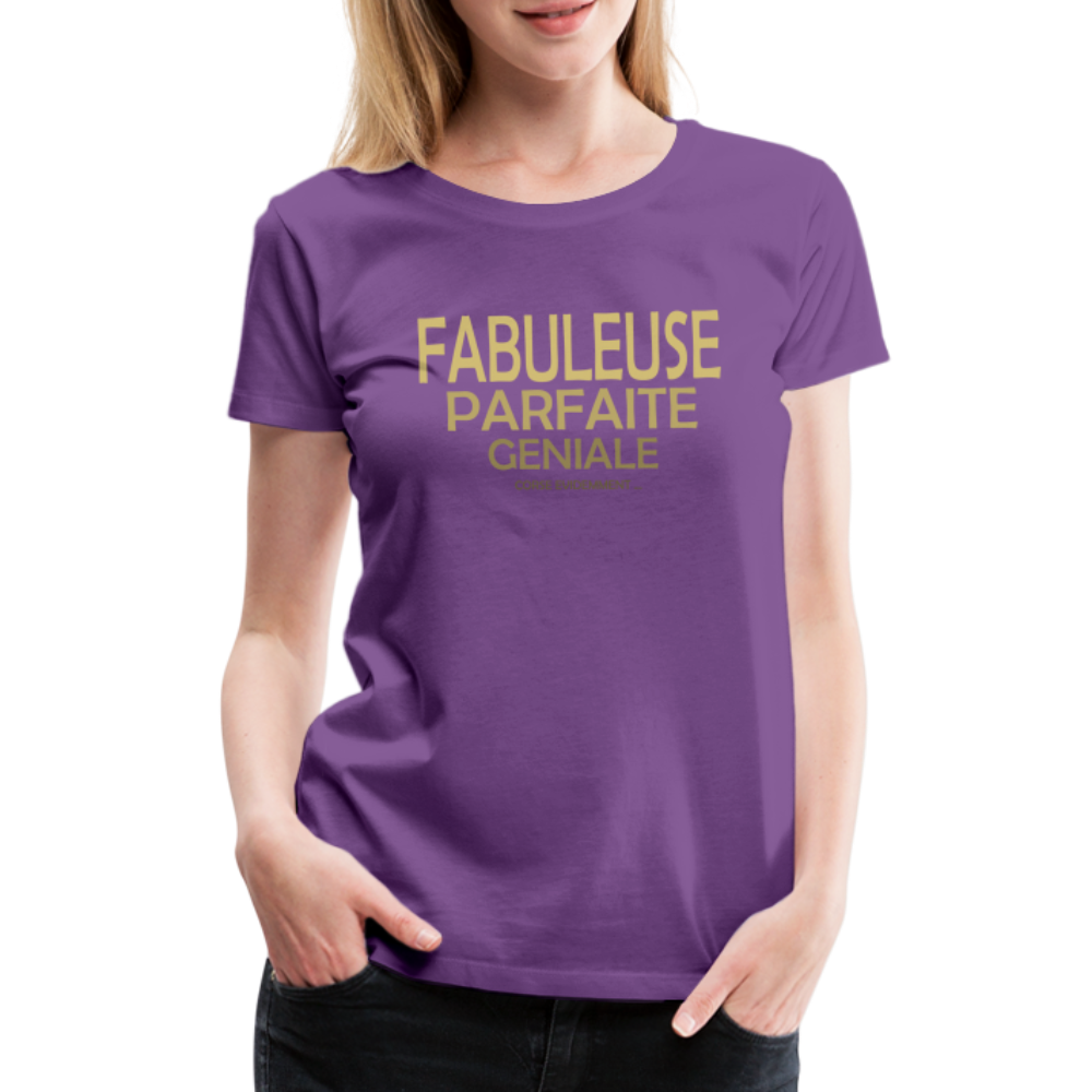 T-shirt Premium Femme Fabuleuse, ... Corse ! - Ochju Ochju violet / S SPOD T-shirt Premium Femme T-shirt Premium Femme Fabuleuse, ... Corse !